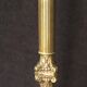 Bronze lamp foot fluted barrel with capitals