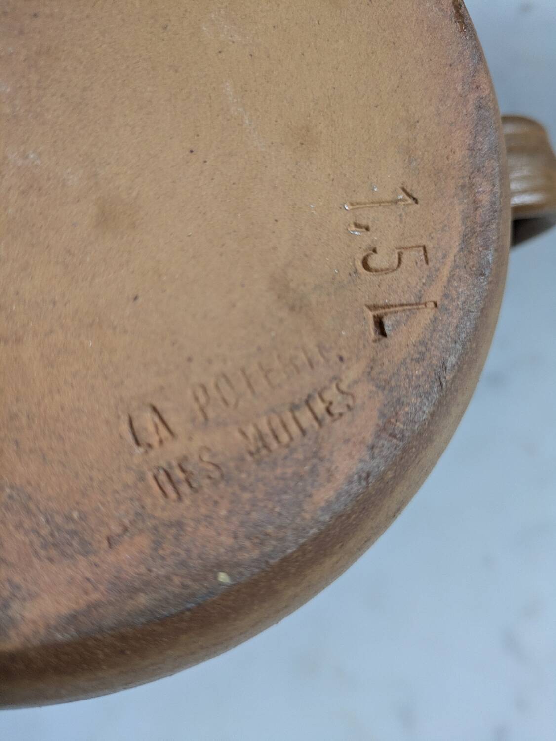 stoneware pitcher ''la grande Motte''