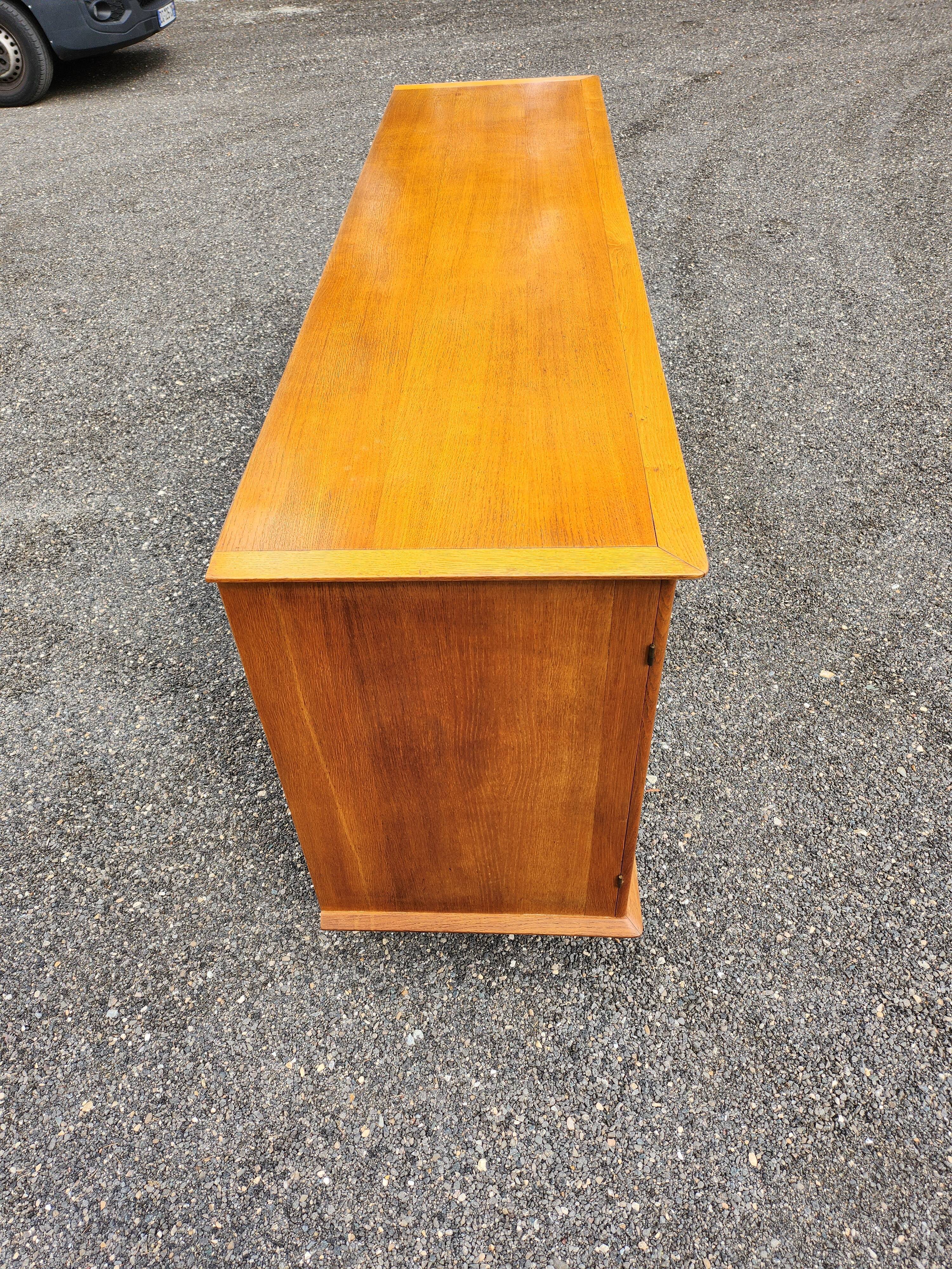 Light oak vintage sideboard