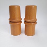 Pair of Nissen Denmark salt and pepper mills
