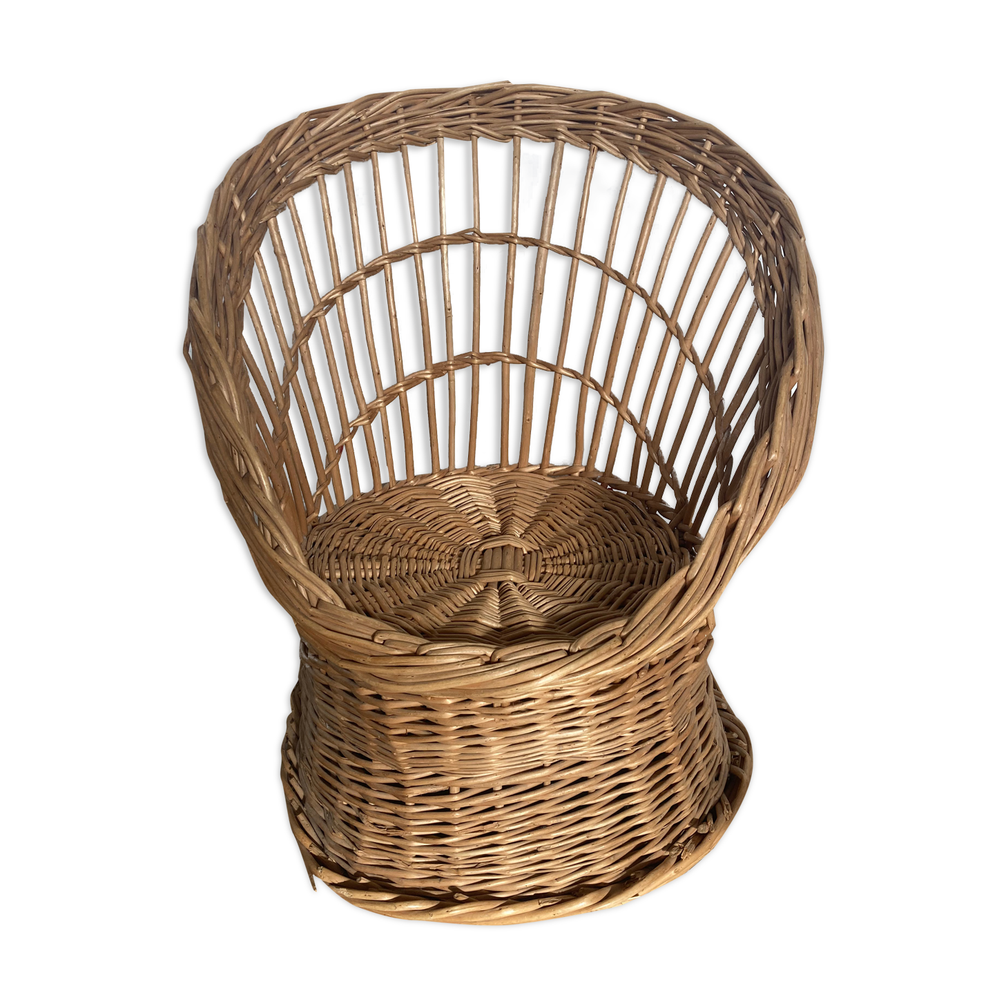 Children's rattan chair