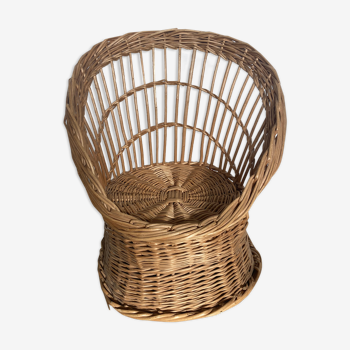 Children's rattan chair