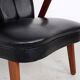 Danish teak and skai armchairs, Erhardsen & Andersen 1960s