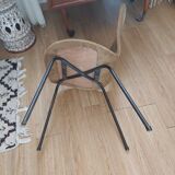 Series of 3 vintage chairs