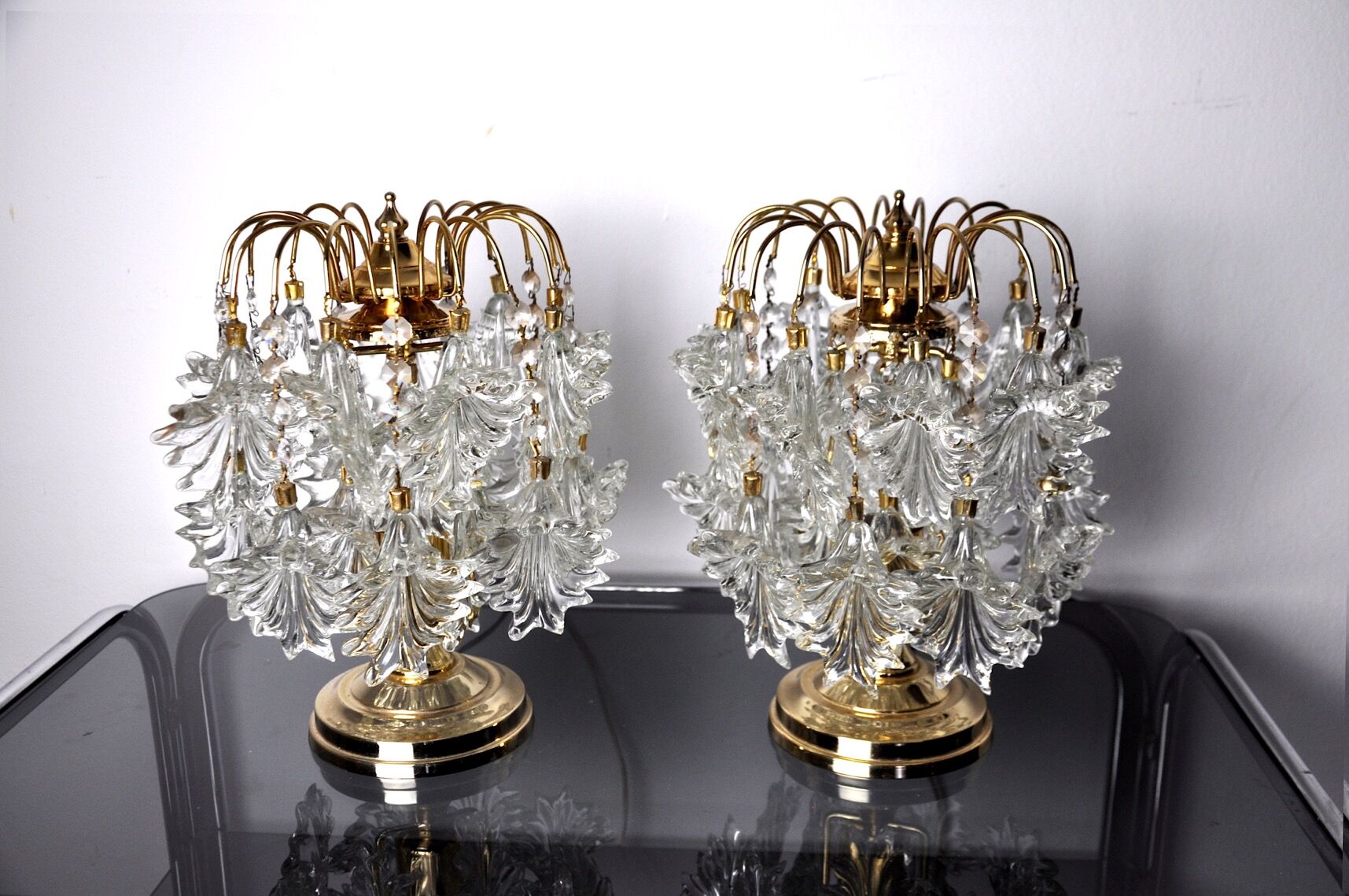 Paire de lampes Kinkeldey, Allemagne, 1970
