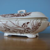 Iron earth vegetable bowl decorated with butterflies - Primrose model