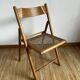 Rattan folding chair