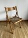 Rattan folding chair