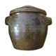 Sandstone pot with handles hands