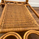 Vintage bamboo and rattan table