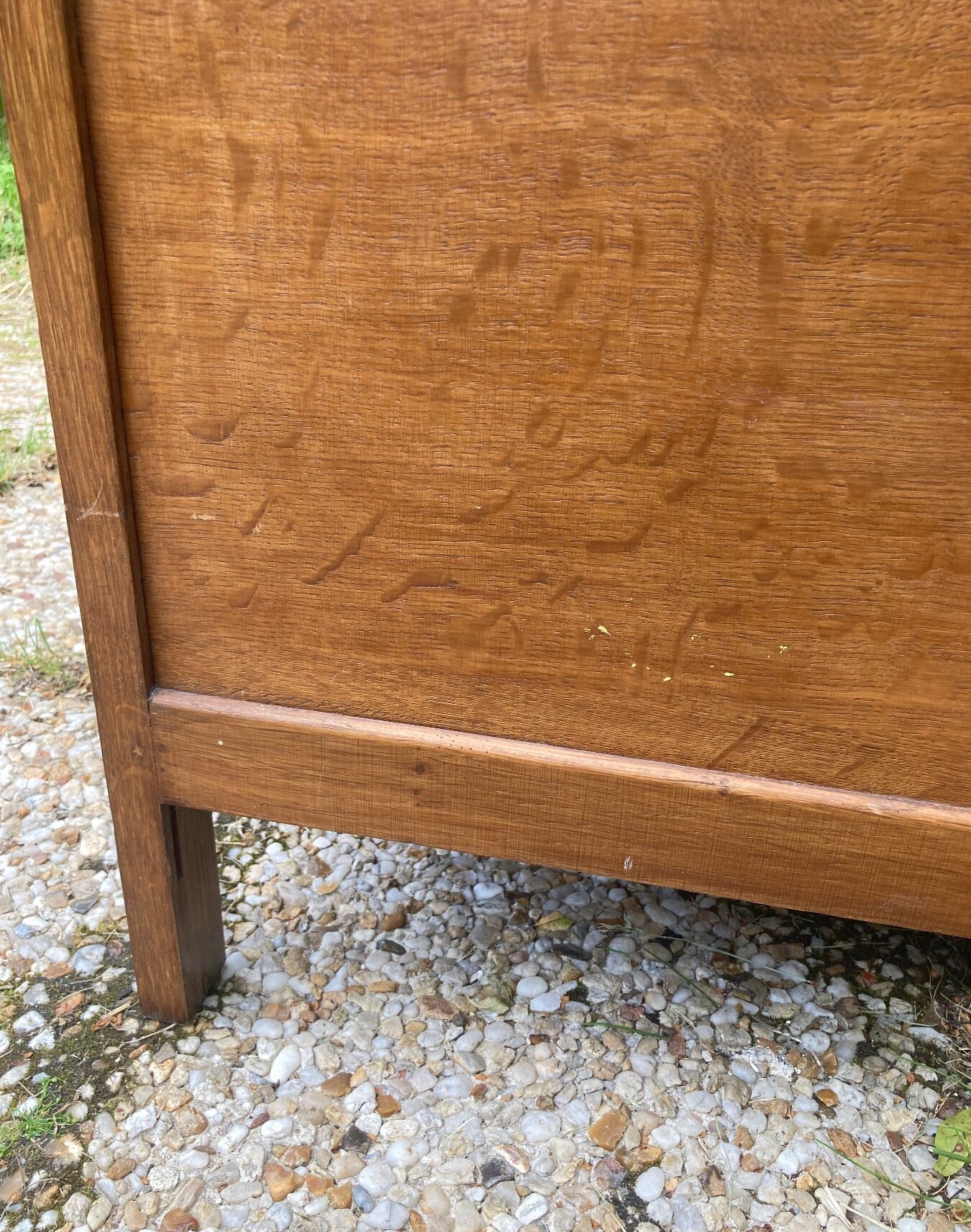 Vintage chest of drawers compass feet