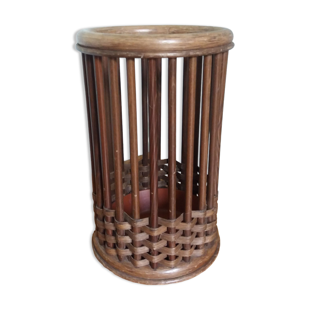 Porteparapluie en rotin osier Selency