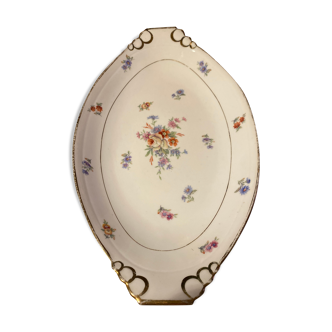 Limoges porcelain oval dish