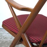 Frank Reenskaug, Bramin Møbler rocking chair Danish teak 60s