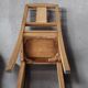Set of 4 sculpted oak chairs – 1940s Art Deco style