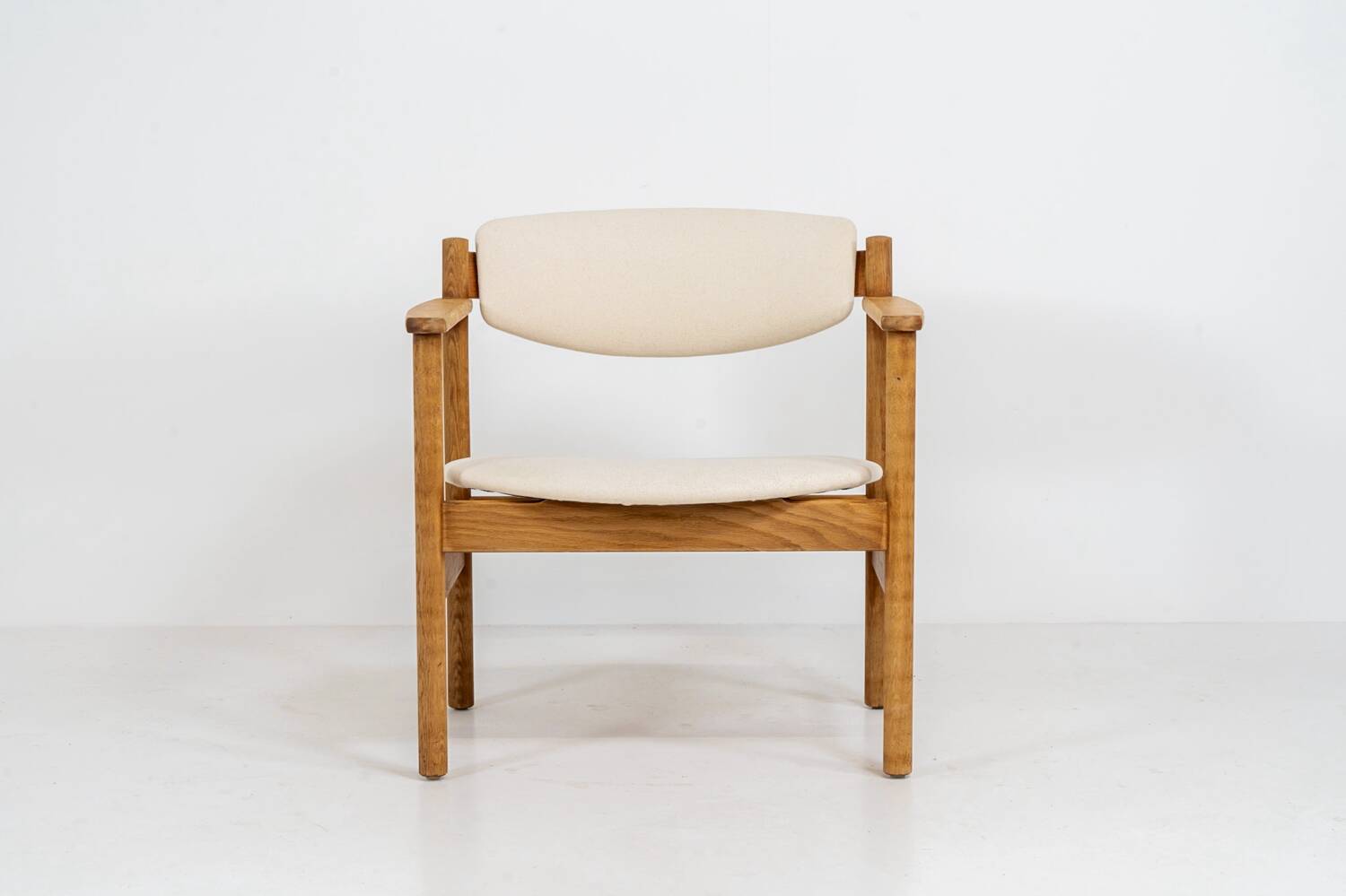 Fauteuil de Jørgen Bækmark pour FDB Møbler (Danemark, années 1960).