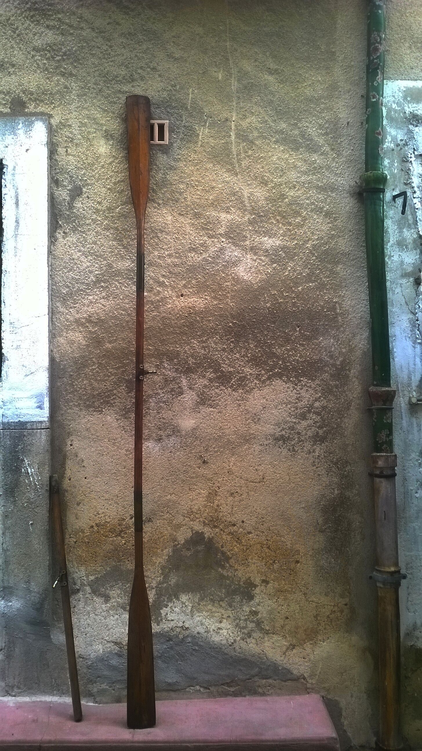 Pair of vintage oars