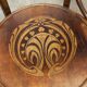 Office chair Baumann 1914 curved wood
