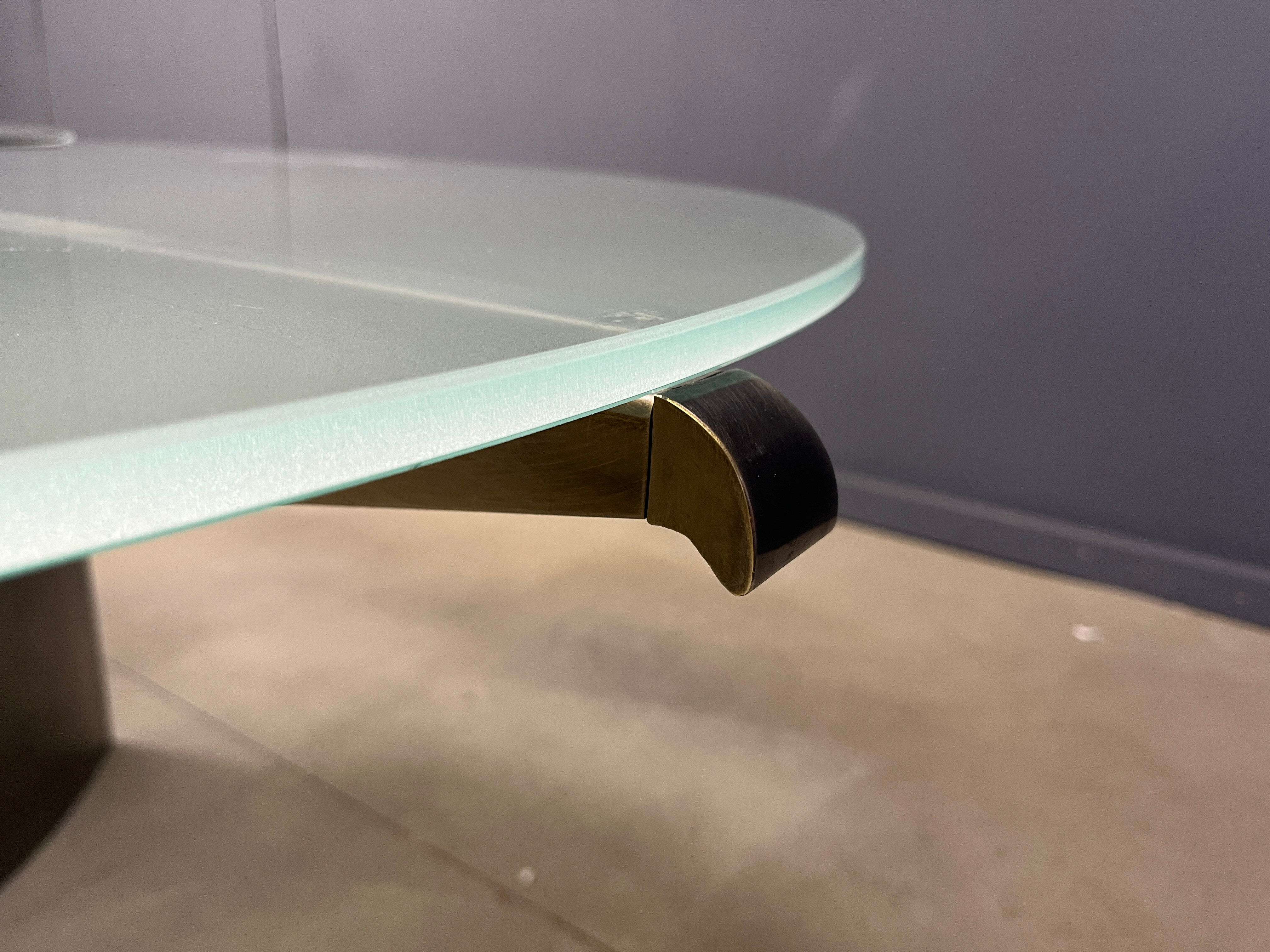 Postmodern dining table by Belgochrom, 1980s