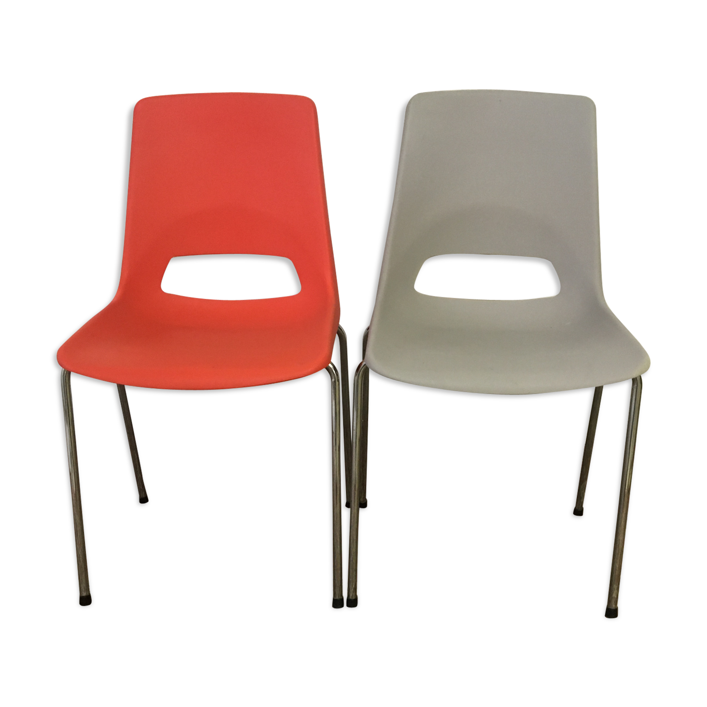 Pair of vintage Grosfillex chairs