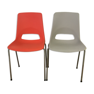 Paire de chaises vintage - grosfillex