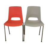 Pair of vintage Grosfillex chairs