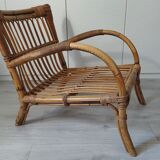 Rattan armchair