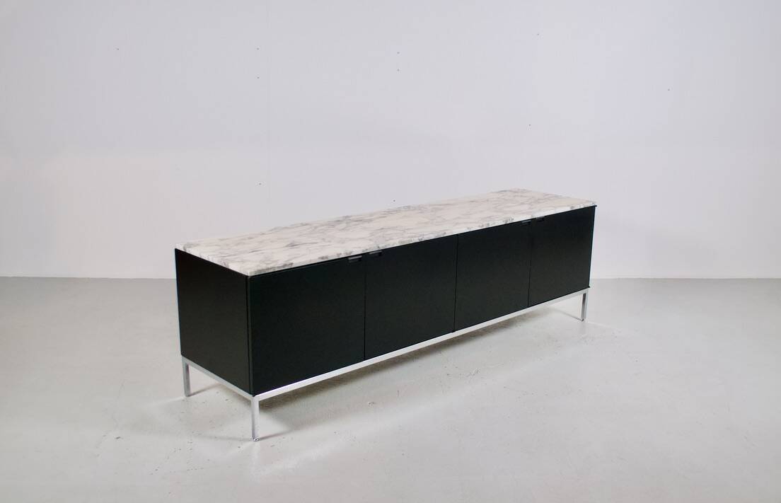 BLACK OAK AND FLORENCE MARBLE SIDEBOARD KNOLL 2000 KNOLL INTERNATIONAL PUBLISHER