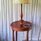 Lampadaire table patiné