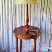 Patinated table lamp