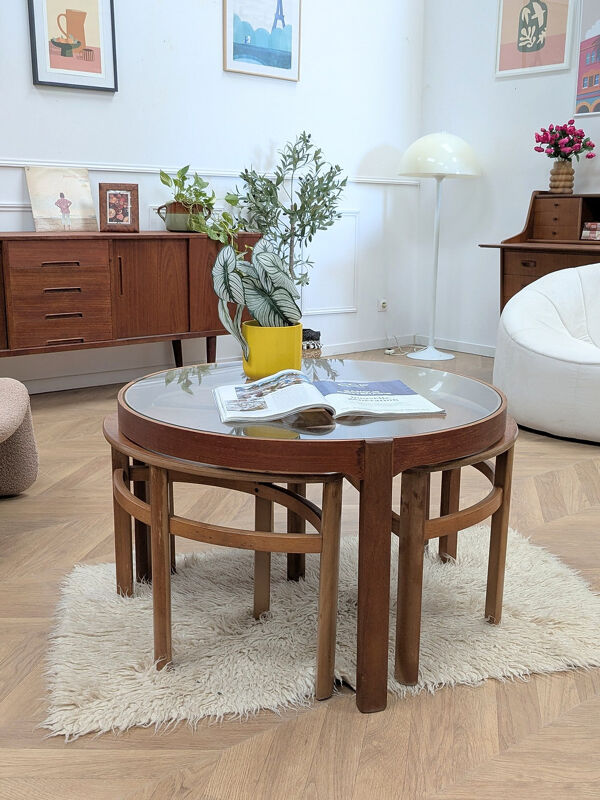 Table basse ronde Trinity par Nathan