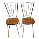 Paire de chaises, années 1970