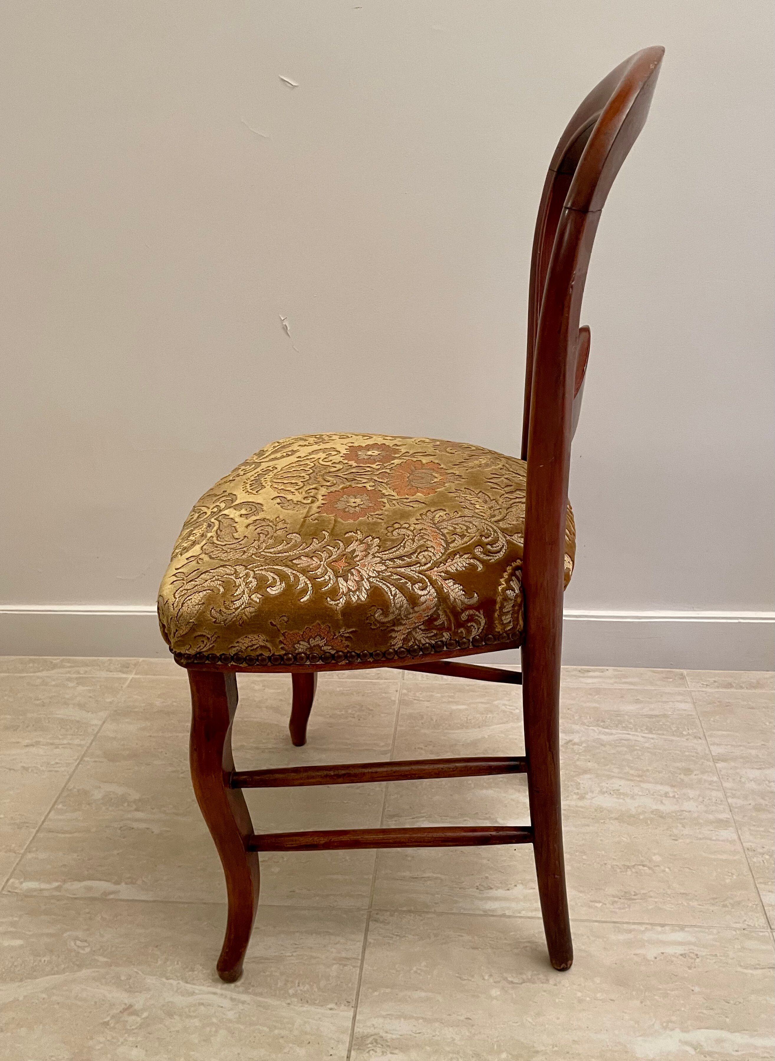 Pair of Louis Philippe style chairs
