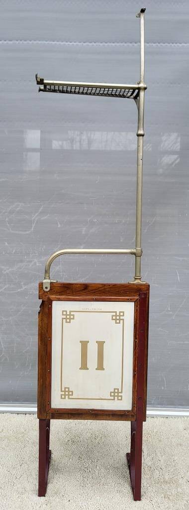 Sprague Metropolitan Parisian bench 1920 with hat rack