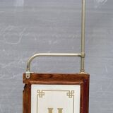 Sprague Metropolitan Parisian bench 1920 with hat rack