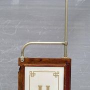 Sprague Metropolitan Parisian bench 1920 with hat rack