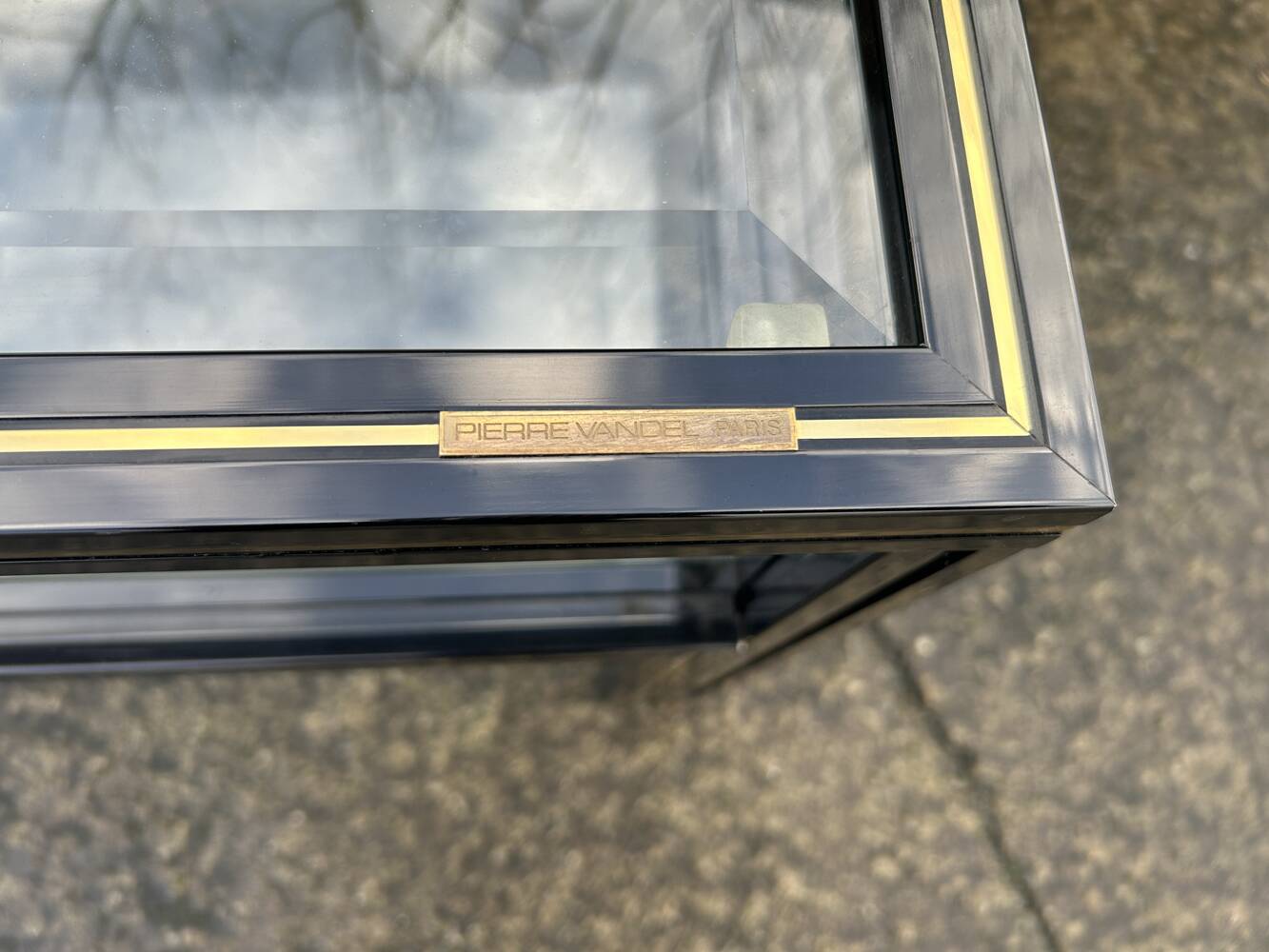 Pierre Vandel coffee table, Hollywood Regency model, vintage, 70s