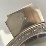 Baby plate silver metal spoon silver 30s