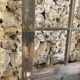 Old glazed wooden door patinated