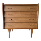 Commode vintage en chêne de style scandinave
