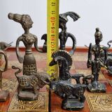 Christoforus Sklavenitis bronze chess set, Minoan theme, 51 cm