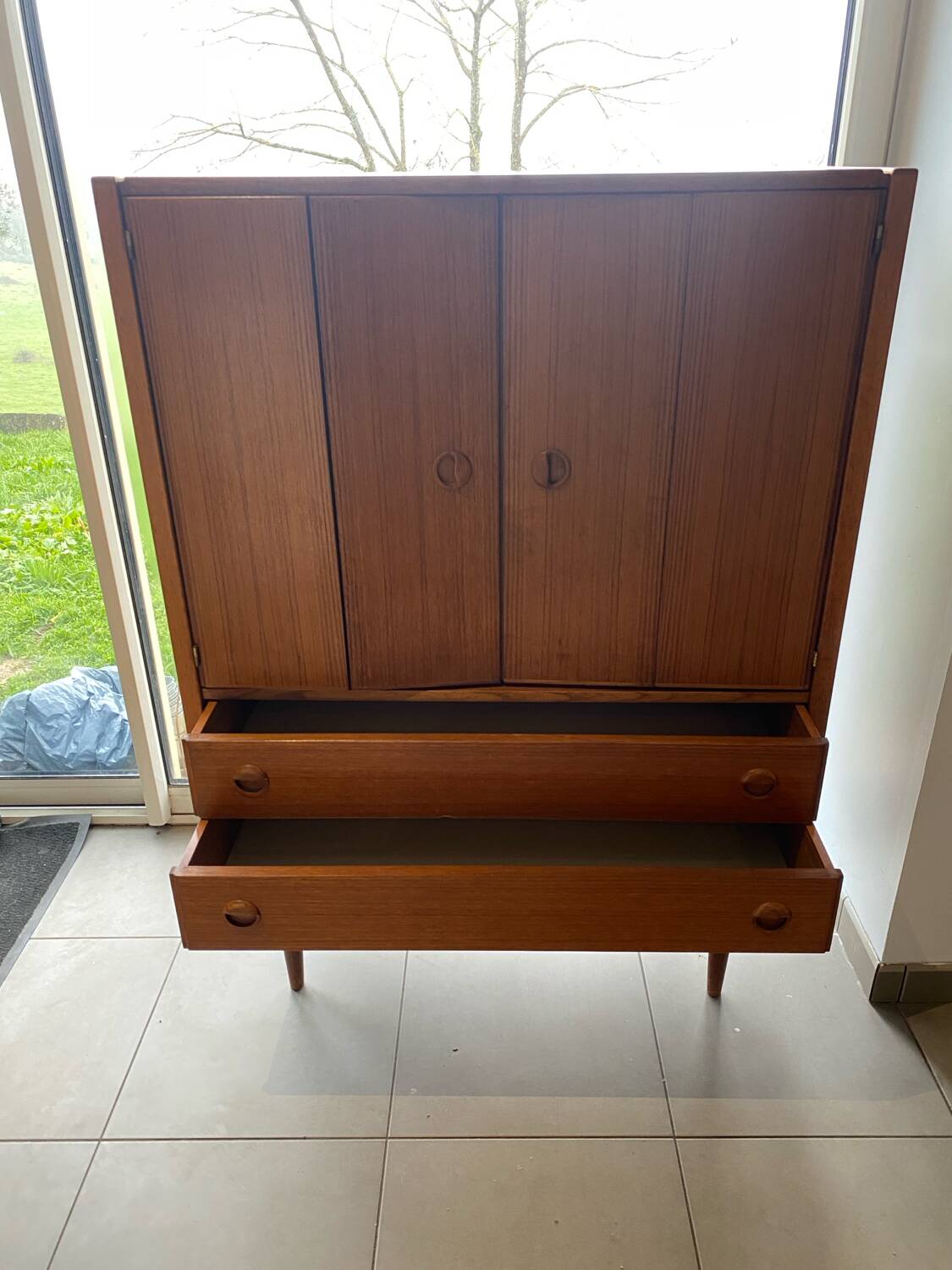 Vintage teak TV unit – 1960s