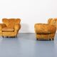 Paire de fauteuils lounge d'Arredementi Borsani, Italie 1940