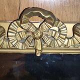 Old Large golden mirror/knot decoration 76x102cm