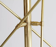 Italian floor lamp balance 3 arms black