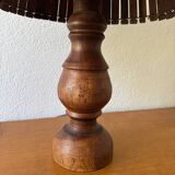 Large teak lamp from the 60s