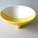Trinket bowl bicolor ceramic years 50/60