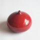Red fig vase by Rogier Vandeweghe for Perignem, Belgium 1963.