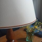 Wooden table lamp