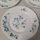 5 Desserts ARCOPAL Véronica Myosotis Vintage Blue Flower
